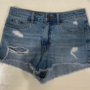 BDG high rise Dree Cheeky Jean shorts